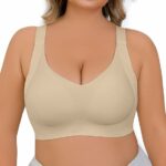 Plus Size Wireless Push-Up Bra for Women – Comfortable, Breathable Bralette for Daily and All-Season