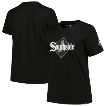 Chicago White Sox New Era Women's Plus Size City Connect T-shirt - Black