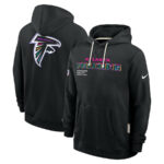 Atlanta Falcons Black 2025 Crucial Catch Sideline Standard Issue Hoodie