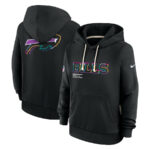 Buffalo Bills Black 2025 Crucial Catch Sideline Standard Issue Hoodie
