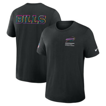 Buffalo Bills Black 2025 Crucial Catch T-Shirt