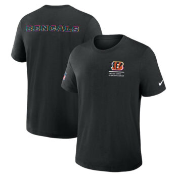 Cincinnati Bengals Black 2025 Crucial Catch T-Shirt