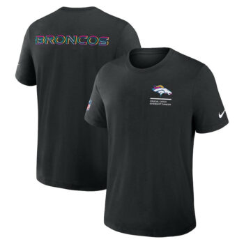 Denver Broncos Black 2025 Crucial Catch T-Shirt