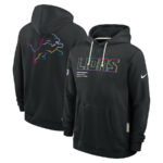 Detroit Lions Black 2025 Crucial Catch Sideline Standard Issue Hoodie