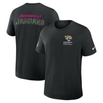Jacksonville Jaguars Black 2025 Crucial Catch T-Shirt