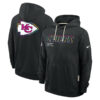 Kansas City Chiefs Black 2025 Crucial Catch Sideline Standard Issue Hoodie