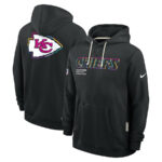 Kansas City Chiefs Black 2025 Crucial Catch Sideline Standard Issue Hoodie