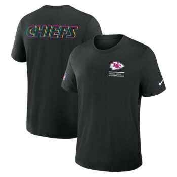 Kansas City Chiefs Black 2025 Crucial Catch T-Shirt