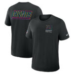 New York Giants Black 2025 Crucial Catch T-Shirt
