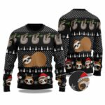 Cute Sloth Santa Ugly Christmas Sweater