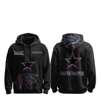 2025 Dallas Cowboys Crucial Catch Intercept Cancer Hoodie