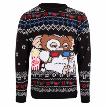 Gremlins - Gizmo Popcorn Ugly Christmas Sweater