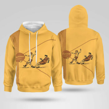 Alex Campos Blanka vs Bison Pee Chee Capcom Classics Football Hoodie