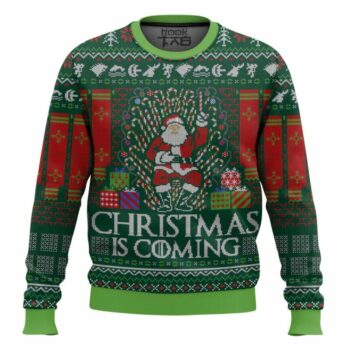 Game of Thrones Christmas is coming Ugly Sweater Green