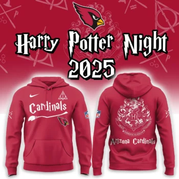 Arizona Cardinals Harry Potter 2025 Hoodie