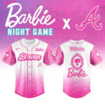 Atlanta Braves x Barbie Night Game Jersey 2025 Best Gifts For Baseball Lovers