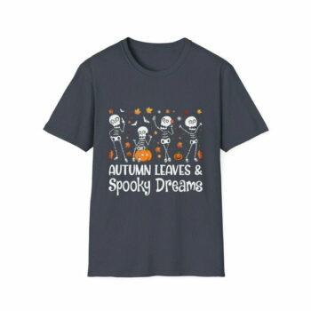 Autumn Leaves & Spooky Dreams Halloween T-Shirt