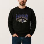 Baltimore Ravens Logo 2025 Crewneck Sweatshirt