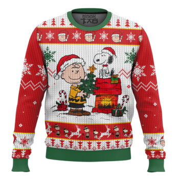 Charlie Brown and Snoopy Ugly Sweater
