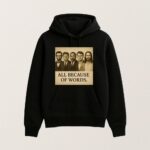 Charlie Kirk All Because Of Words T Shirt