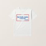 Charlie Kirk God Family Country In That Order Shirt