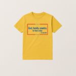 Charlie Kirk God Family Country In That Order Shirt