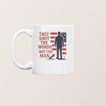 Charlie Kirk They Shot The Words Not The Man T Shirt
