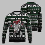 Christmas Cow Salty Heifer Ugly Christmas Sweater