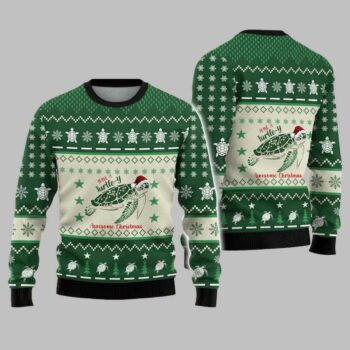 Christmas Turtle Ugly Christmas Sweater