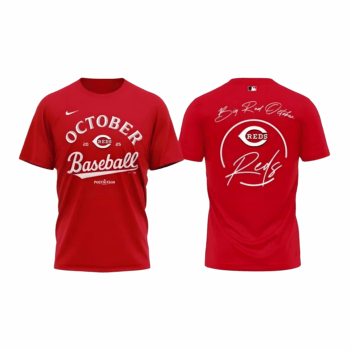 Cincinnati Reds Postseason The Reds Are In Big Red October T-Shirt