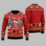 Elephant I‘ll Get Over It Ugly Christmas Sweater