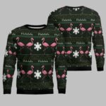 Flamingo Flalala Ugly Christmas Sweater