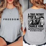 Freedom And Justice For Charlie Kirk T Shirt