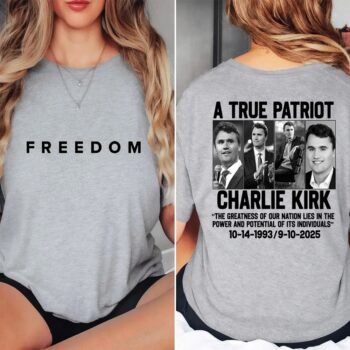 Freedom And Justice For Charlie Kirk T Shirt