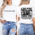 Freedom And Justice For Charlie Kirk T Shirt