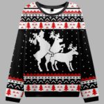 Fuck Elk Ugly Christmas Sweater