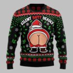 Funny Silent Butt Deadly Santa Ugly Christmas Sweater