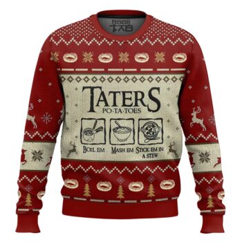 Taters Potatoes LOTR Ugly Sweater