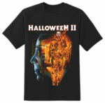 Horror Movie Michael Myers Mens Black Short Sleeve Halloween T- Shirt