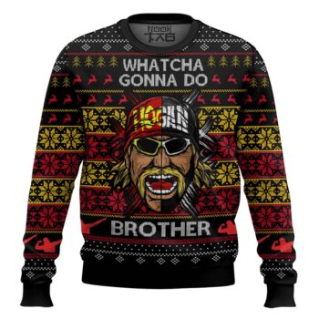Hulk Hogan Christmas Ugly Sweater