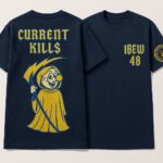 Ibew 48 Current Kills Shirt Funny Grim Reaper Electrician Union T Shirt