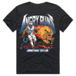 Indianapolis Colts Jonathan Taylor Homage Charcoal Angry Runs T-Shirt