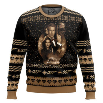 James Bond 007 Christmas Sweater
