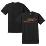 JR Motorsports Team Apparel Black Neon Logo T-Shirt