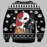 Jack And Sally Ugly Christmas Sweater