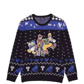 Kingdom Hearts Trio Holiday Ugly Christmas Sweater