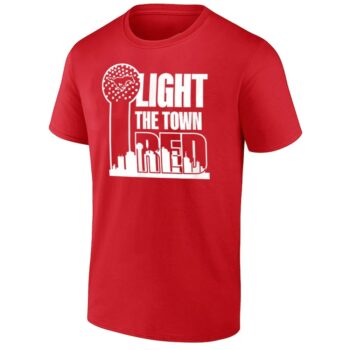 LIGHT THE TOWN RED SHIRT