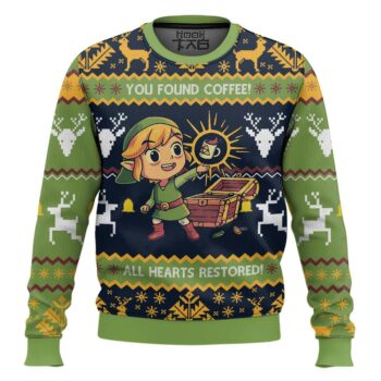 Legend Of Zelda Coffeee Ugly Sweater