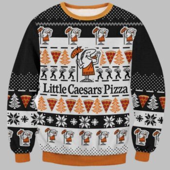 Little Caesars Pizza Ugly Christmas Sweater