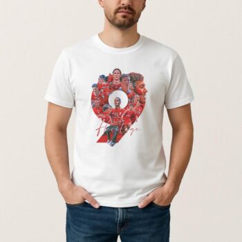 Liverpools No 9 Alexander Isak T Shirt